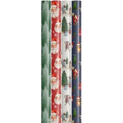 Hedlunds Of Sweden - Julpapper 70x10m - 25 ark - Gift wrap Hedlunds Of Sweden - Julpapper 70x10m - 25 ark - Gift wrap