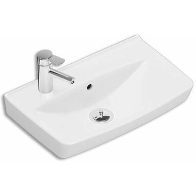Ifö 15018 Hvid rektangulær keramisk badevask - Vaske Ifö 15018 Hvid rektangulær keramisk badevask - Vaske