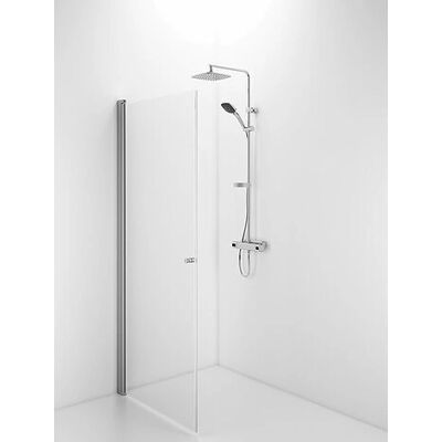 Ifö 059800190 Brusedragt - Sikkerhedsglas, Hjørneinstallation, Minimalistisk Design Ifö 059800190 Brusedragt - Sikkerhedsglas, Hjørneinstallation, Minimalistisk Design