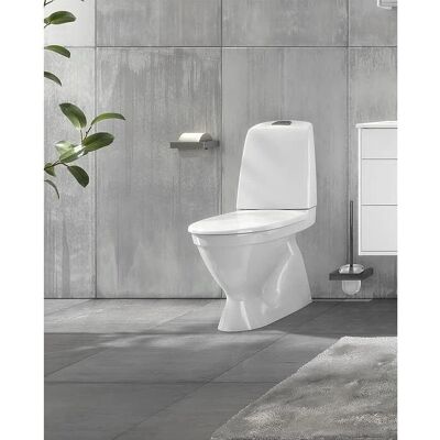 Gustavsberg Nautic 1500 Toalett - Hygienisk spolning, S-Lås, 2/4L, Soft Close-sits, Lim Gustavsberg Nautic 1500 Toalett - Hygienisk spolning, S-Lås, 2/4L, Soft Close-sits, Lim
