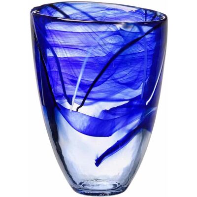 Kosta Boda 7041012 Vase - Kontrast Blau - 20cm - Vase Kosta Boda 7041012 Vase - Kontrast Blau - 20cm - Vase