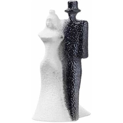 Kosta Boda Kjell Engman Bröllopsfigur - Dekorativt glas konst Kosta Boda Kjell Engman Bröllopsfigur - Dekorativt glas konst