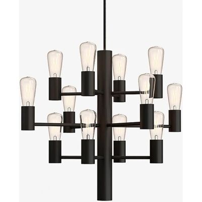 Herstal Manola Mini 12 Svart Taklampa - Belysning Herstal Manola Mini 12 Svart Taklampa - Belysning
