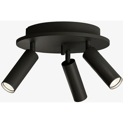 Herstal - Svart pipeline spotlight - 3 ljus - Modern design Herstal - Svart pipeline spotlight - 3 ljus - Modern design