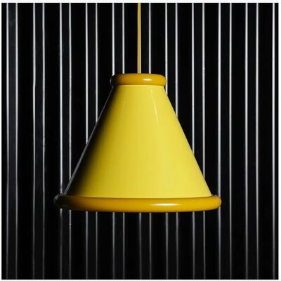 Belid Suspension en Métal Jaune - Ø36 - Design Scandinave Belid Suspension en Métal Jaune - Ø36 - Design Scandinave