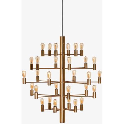 Herstal Belid Manola Flerarms Taklampa Satäng Messing - Taklampa Herstal Belid Manola Flerarms Taklampa Satäng Messing - Taklampa