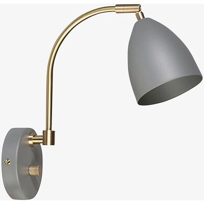 Belid Deluxe Varm Grå Messing Vägglampa Belid Deluxe Varm Grå Messing Vägglampa