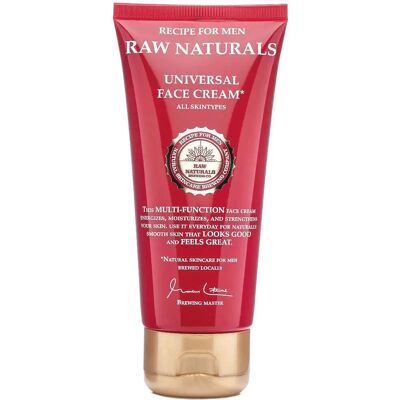 RAW Merke Modell - Fuktighetsgivende ansiktskrem for menn & kvinner - 100ml RAW Merke Modell - Fuktighetsgivende ansiktskrem for menn & kvinner - 100ml
