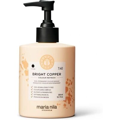Maria Nila Bright Copper Hårfarve - Semi-permanent 300ml Maria Nila Bright Copper Hårfarve - Semi-permanent 300ml