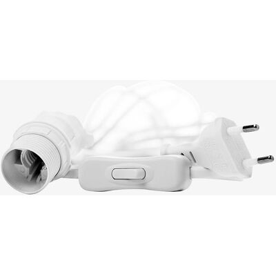 Hvid 5m Kabel med Tænd/sluk - Belysnings Tilbehør Hvid 5m Kabel med Tænd/sluk - Belysnings Tilbehør