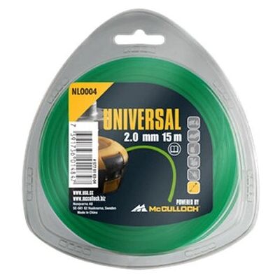McCulloch NLO004 - Robuste 2mm x 15m Trimmerfaden McCulloch NLO004 - Robuste 2mm x 15m Trimmerfaden