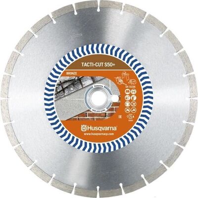 Husqvarna Tarcza diamentowa Tacti Cut Nat / Droog - 400 x 25,4 x 20mm - Beton Husqvarna Tarcza diamentowa Tacti Cut Nat / Droog - 400 x 25,4 x 20mm - Beton