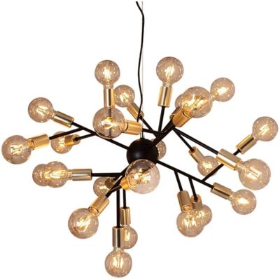 Rydens Heroes Pendelleuchte - 24 Leuchten, Schwarz, 50cm Rydens Heroes Pendelleuchte - 24 Leuchten, Schwarz, 50cm