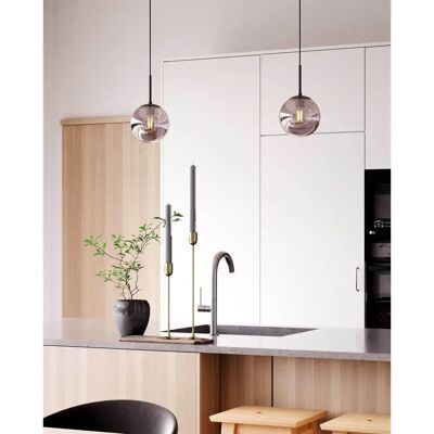 Rydéns Boyle Lampe Suspendue Gris Fumé - Pendant Light - Publicité Rydéns Boyle Lampe Suspendue Gris Fumé - Pendant Light - Publicité