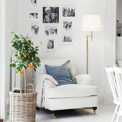 Rydens Orlando Gulvlampe - Justerbar Højde med LED Læselampe Rydens Orlando Gulvlampe - Justerbar Højde med LED Læselampe