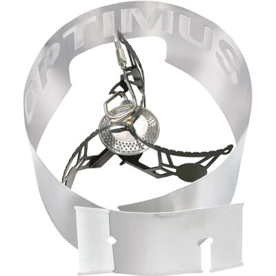 Parabrezza Optimus Vega & Polaris - Protezione per cartuccia di gas e pentola piccola Parabrezza Optimus Vega & Polaris - Protezione per cartuccia di gas e pentola piccola