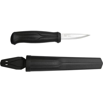 Mora Holzschnitzmesser - Laminierter Stahl - Schwarzer Griff Mora Holzschnitzmesser - Laminierter Stahl - Schwarzer Griff