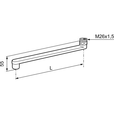 FM Mattsson Mora Armatur - 450284.AE - M26x1,5 utv - Valve part FM Mattsson Mora Armatur - 450284.AE - M26x1,5 utv - Valve part
