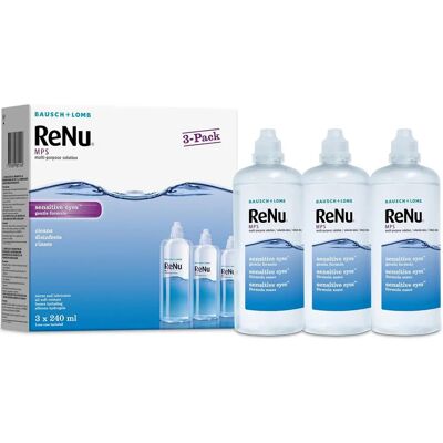 Bausch & Lomb - ReNu - 3x240ml - Contact Lens Solution Bausch & Lomb - ReNu - 3x240ml - Contact Lens Solution