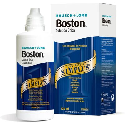 Bausch+Lomb Boston Simplus - Solución para lentes de contacto Bausch+Lomb Boston Simplus - Solución para lentes de contacto