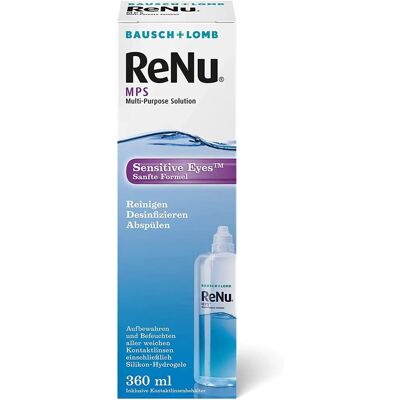 Bausch & Lomb ReNu MPS Sensitive Eyes - Kontaktlencsetisztító oldat Bausch & Lomb ReNu MPS Sensitive Eyes - Kontaktlencsetisztító oldat
