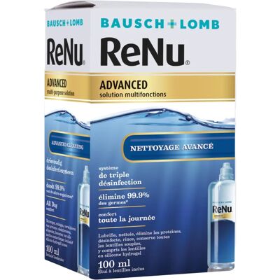 Bausch & Lomb ReNu Avancée Solution - Liquide pour lentilles - Publicité Bausch & Lomb ReNu Avancée Solution - Liquide pour lentilles - Publicité