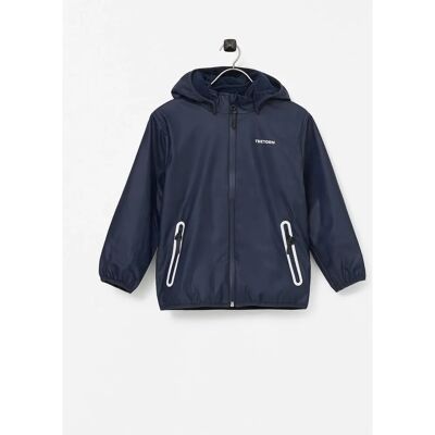 Tretorn Navy Unisex Aktiv Fleece Takki - Sadevaatteet Tretorn Navy Unisex Aktiv Fleece Takki - Sadevaatteet