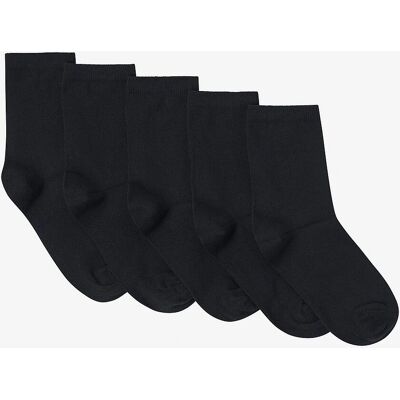 Seger Modell - Baumwollsocken 5er Pack - Schwarz - 43/46 Unisex Seger Modell - Baumwollsocken 5er Pack - Schwarz - 43/46 Unisex