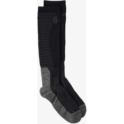 Seger Alpine Mid Wool Compression Skisocken - Schwarz Seger Alpine Mid Wool Compression Skisocken - Schwarz