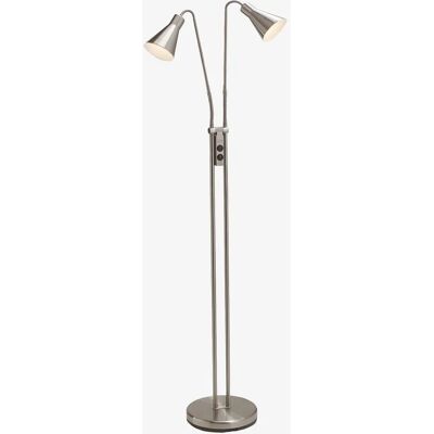 Lampa stojąca Markslojd Odense - Metal, 2 Światła, Szary, Regulowana, IP20 Lampa stojąca Markslojd Odense - Metal, 2 Światła, Szary, Regulowana, IP20