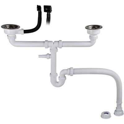 Gelia 2-pack - 50 mm - avloppssifon Gelia 2-pack - 50 mm - avloppssifon