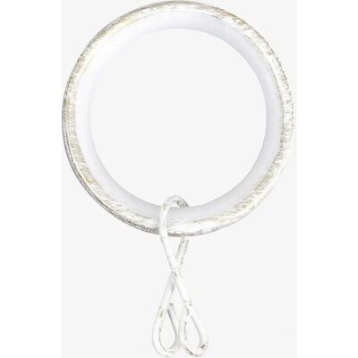Hasta Gloria Gardinering 42/53 mm Hvit/Gold - Gardintilbehør Hasta Gloria Gardinering 42/53 mm Hvit/Gold - Gardintilbehør