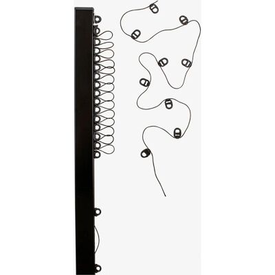 Homeroom Alex Wave 200 cm Gardinestang - Sort Homeroom Alex Wave 200 cm Gardinestang - Sort