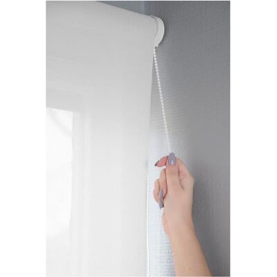Hasta Hvid Screen Vinduesrulle - 90cm Bredde - Lysfiltrende Hasta Hvid Screen Vinduesrulle - 90cm Bredde - Lysfiltrende