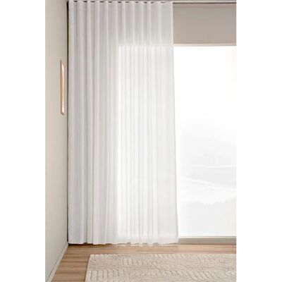 Hasta - Hotellertæppe Skimra - Hvid - 280cm - Hotelstemning Hasta - Hotellertæppe Skimra - Hvid - 280cm - Hotelstemning