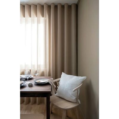 HastaVerho 268x280cm Beige - Gennemsigtig & Privatliv Gardin HastaVerho 268x280cm Beige - Gennemsigtig & Privatliv Gardin