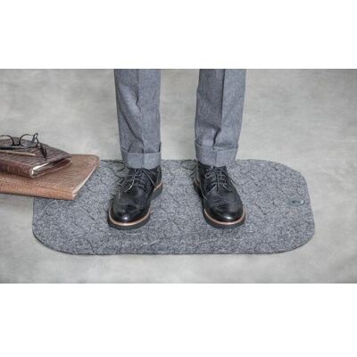 NoName Ergonomisk Ståmatta - 77x53cm - Antistatisk, Grå - Kontorsvälbefinnande NoName Ergonomisk Ståmatta - 77x53cm - Antistatisk, Grå - Kontorsvälbefinnande