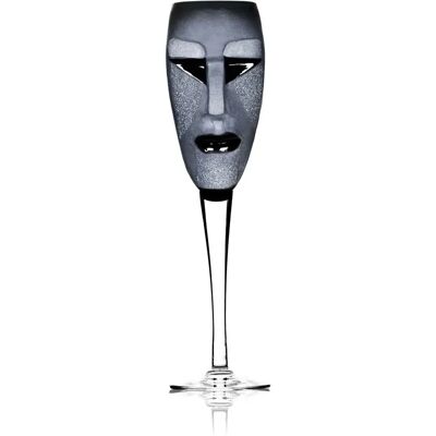 Målerås - Masq Kubik - Sort champagneglas - Champagne glass Målerås - Masq Kubik - Sort champagneglas - Champagne glass