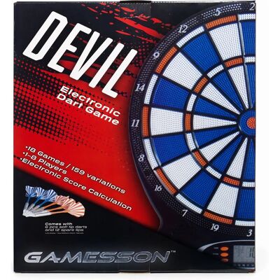 Tactic Elektronisches Dartboard - Mehrfarben - Für bis zu 8 Spieler - Darttyp: Soft Tip Tactic Elektronisches Dartboard - Mehrfarben - Für bis zu 8 Spieler - Darttyp: Soft Tip