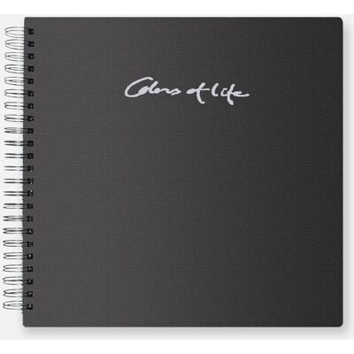 Burde Colors of Life Sort - 24x23 cm Album - Fotoalbum Burde Colors of Life Sort - 24x23 cm Album - Fotoalbum