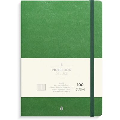 Mayland A5 Grøn Deluxe Notatbog - Notatbog Mayland A5 Grøn Deluxe Notatbog - Notatbog