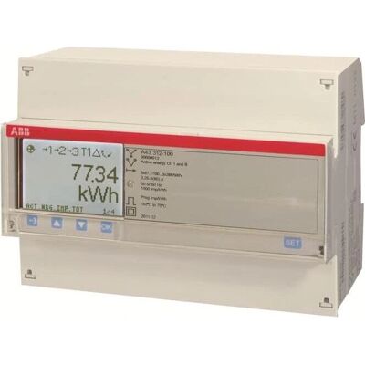 ABB A43 312-100 - Compteur numérique triphasé - Mesure d'électricité ABB A43 312-100 - Compteur numérique triphasé - Mesure d'électricité