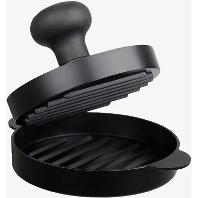 Dorre Wallberg Hamburgerpresse - Svart - Aluminium, Silikonhåndtak - 11,5cm Dorre Wallberg Hamburgerpresse - Svart - Aluminium, Silikonhåndtak - 11,5cm