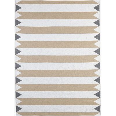 Horredsmattan Peak Plastikmåtte - Natur - 150x200cm - Indendørs/Udendørs Horredsmattan Peak Plastikmåtte - Natur - 150x200cm - Indendørs/Udendørs