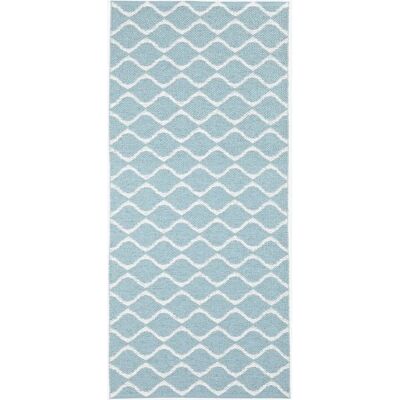 Horredsmattan Wave tæppe - Blå - 70x250 cm - Svensk design Horredsmattan Wave tæppe - Blå - 70x250 cm - Svensk design