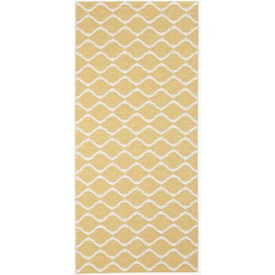 Horredsmattan Wave måtte 70 x 200 cm - Gul - Holdbar Plastmåtte - Køkken & Udendørs Horredsmattan Wave måtte 70 x 200 cm - Gul - Holdbar Plastmåtte - Køkken & Udendørs