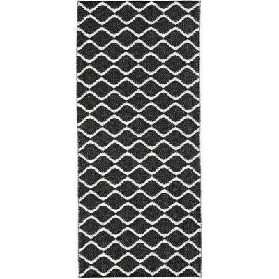 Horredsmattan Wave Tæppe - Vendbar, 70x200 cm - Sort - Plastmåtter Horredsmattan Wave Tæppe - Vendbar, 70x200 cm - Sort - Plastmåtter