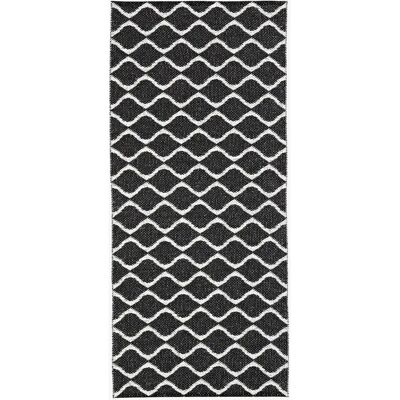 Horredsmattan Bølge tæppe 70x300cm Sort - Plastikmåtte - Vendesikkert Horredsmattan Bølge tæppe 70x300cm Sort - Plastikmåtte - Vendesikkert