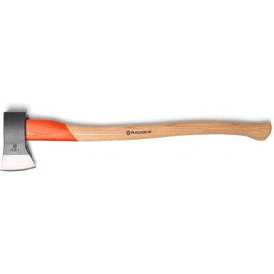 Husqvarna 597 62 94-01 Hacha - Hacha de tala pesada con hoja en acero forjado, 80cm, 3,2kg Husqvarna 597 62 94-01 Hacha - Hacha de tala pesada con hoja en acero forjado, 80cm, 3,2kg