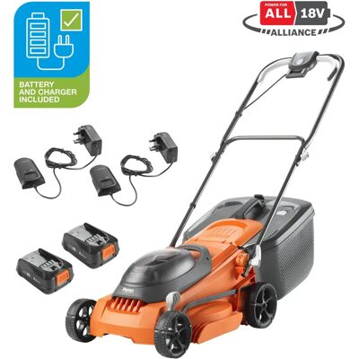 Flymo 970538301 Grey Orange Cordless Lawn Mower Flymo 970538301 Grey Orange Cordless Lawn Mower